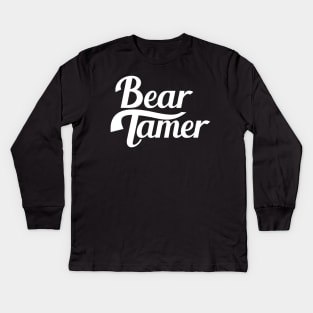 Bear Tamer - Now in White! Kids Long Sleeve T-Shirt